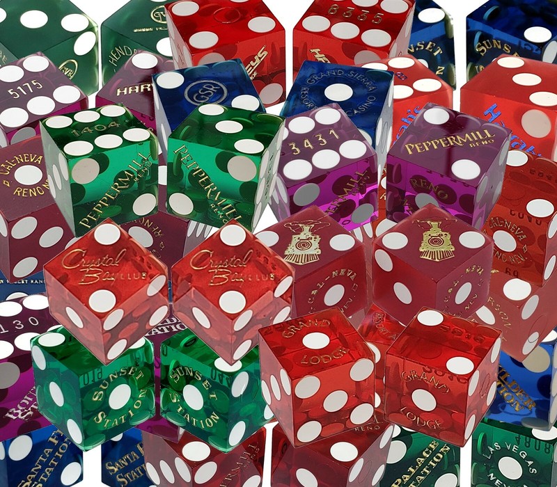 Cyber-Deals Bulk Lot 10 Pairs 20 Dice Las Vegas &