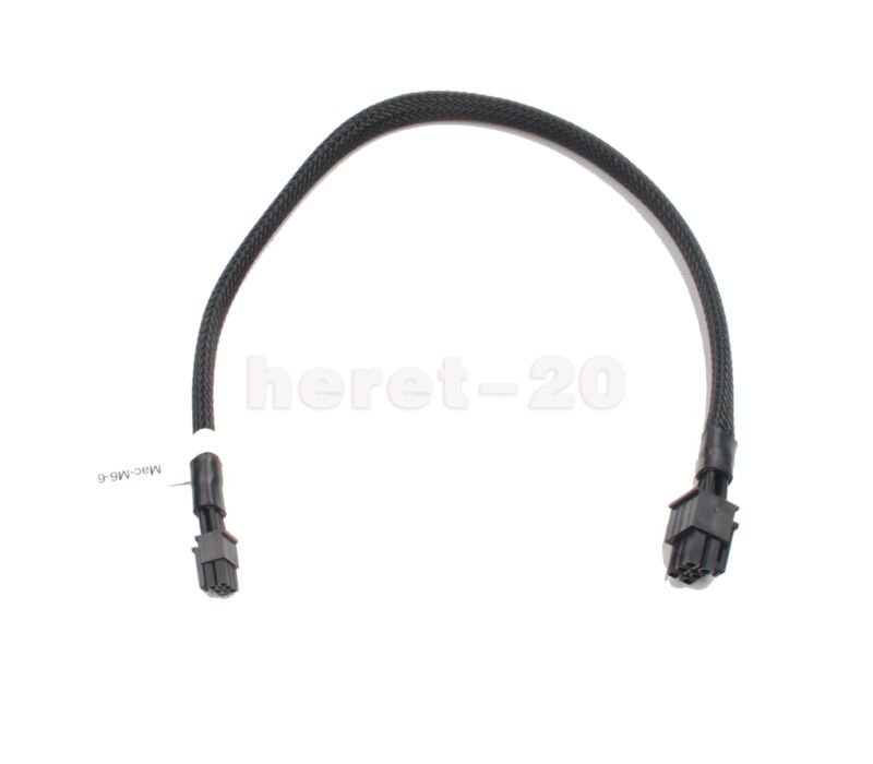 Mini 6pin To Pcie 6p Graphics Video Card Power Cable Cord Adapter For Mac Pro G5