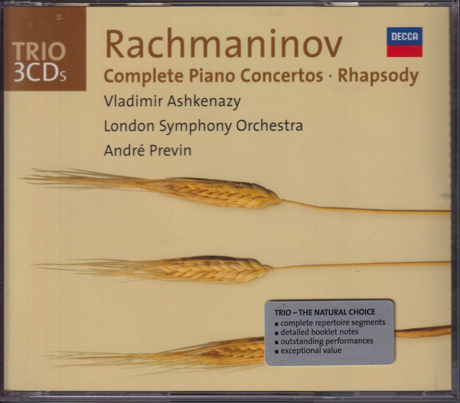 Rachmaninov Complete Piano Concertos, Rhapsody / Ashkenazy
