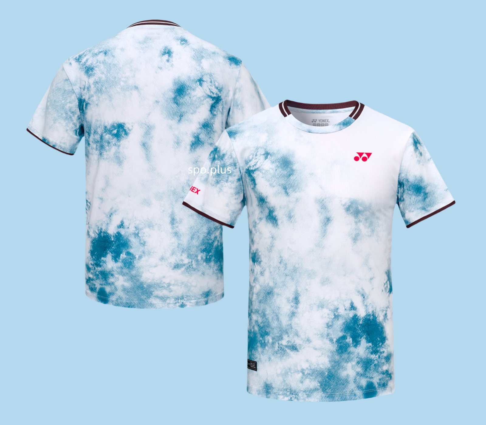 YONEX - tyrm YONEX 25S/S Men's Badminton T-Shirts Sports Training Top Sky