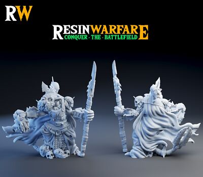 Rat War Lord, Ratmen Army, DnD Wargames Fantasy Rat King Warrior Miniature