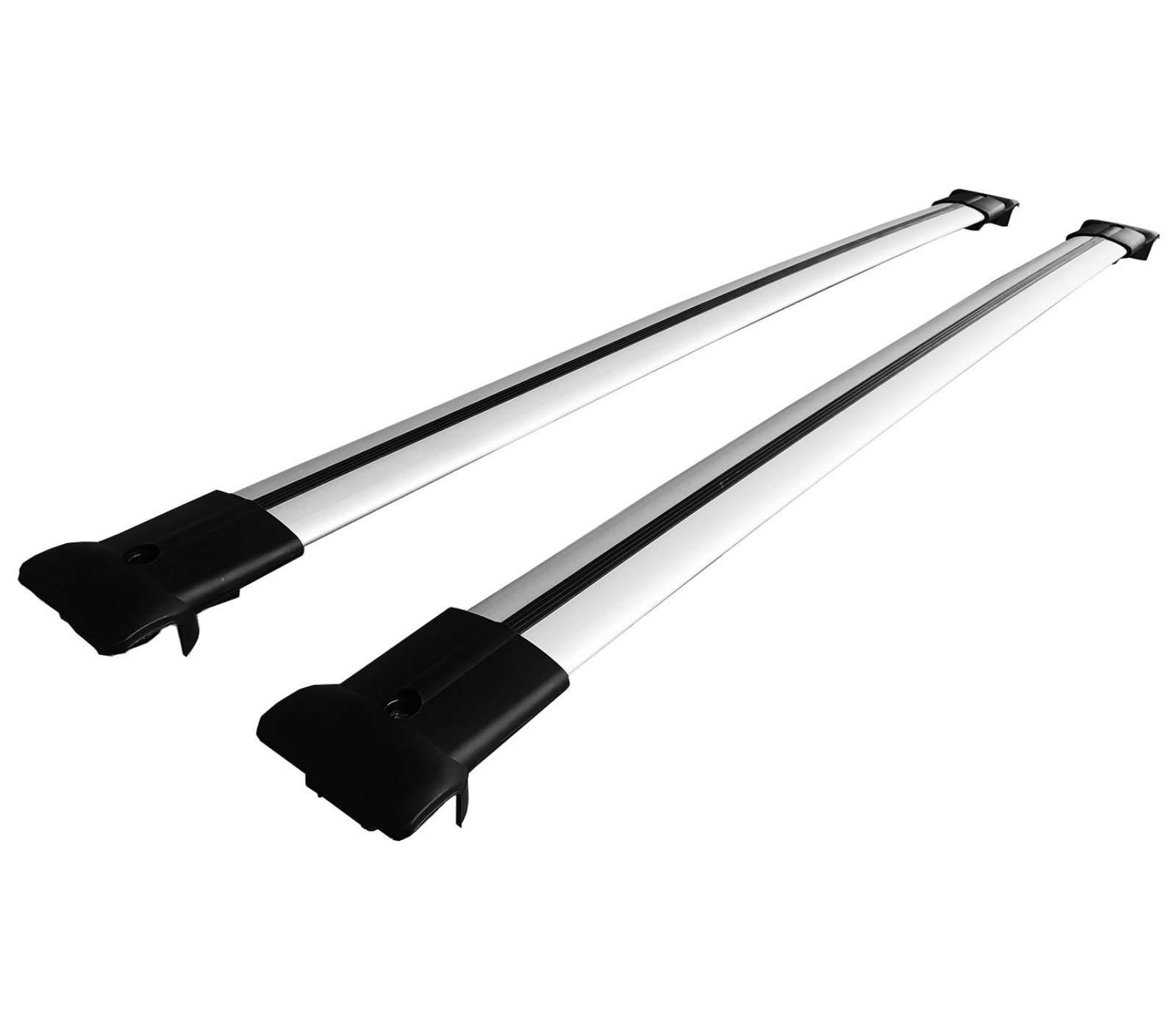 Cross Bars Luggage Carrier Silver For Chevrolet Hhr 2005-2011
