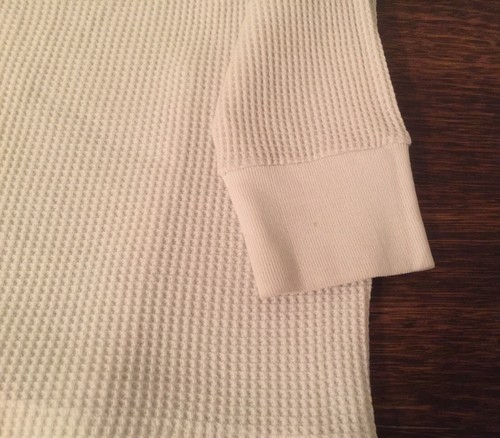 Vintage 70s JC PENNEY Thermal Long Sleeve Shirt Rare Original Polycotton Shirt