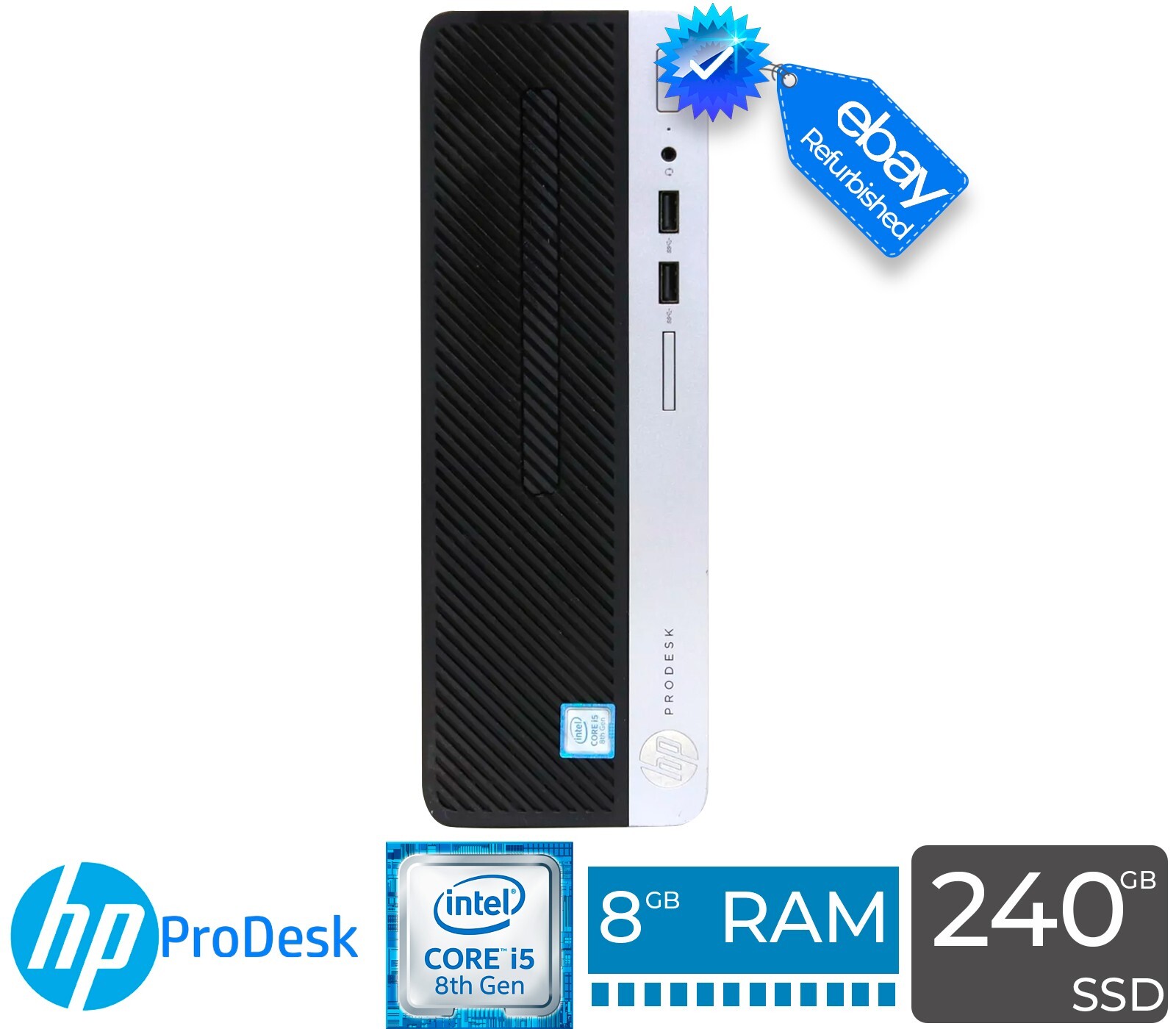Refurbished: HP ProDesk 400 G5 SFF Business Desktop PC Refurbished: HP ProDesk 400 G5 SFF Business Desktop PC