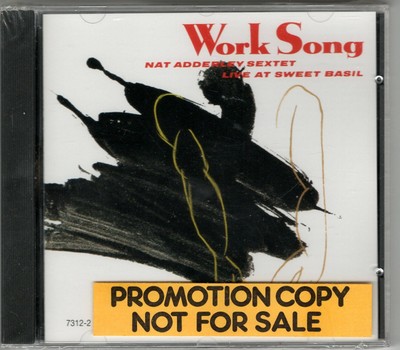 Nat Adderley Sextet  Work Song Live At Sweet Basil CD 1993 Promo 7312-2