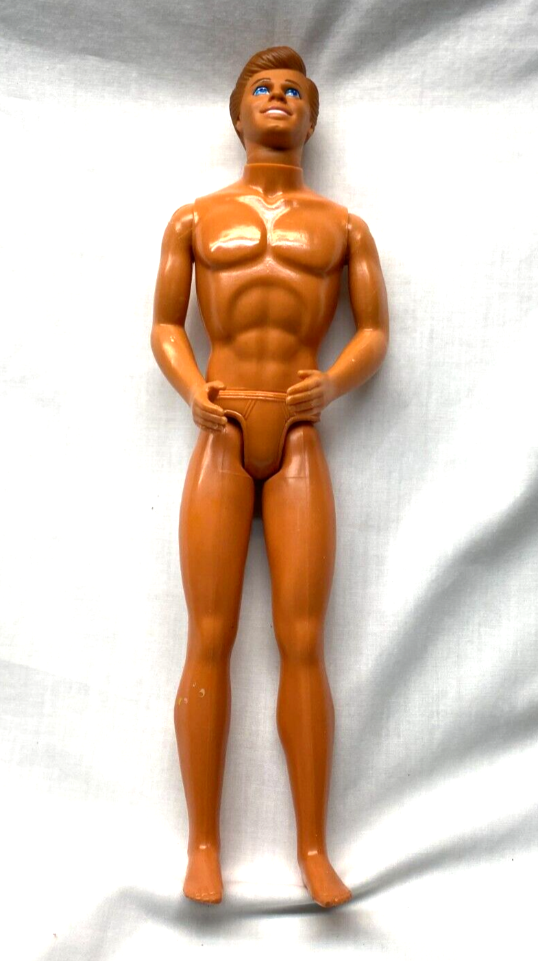 Vintage Ken Barbie Doll 1988 Head 1968 Body Molded Brown