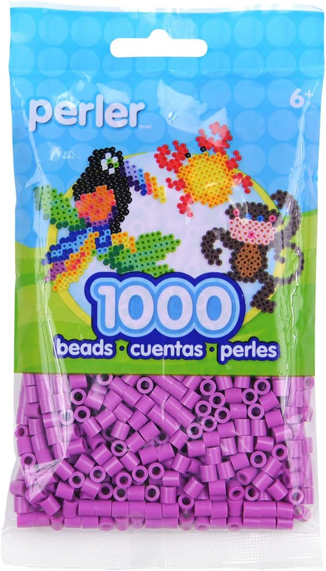 Perler 80-19060 Beads Fuse Beads for Crafts, 1000Pcs, Plum Purple