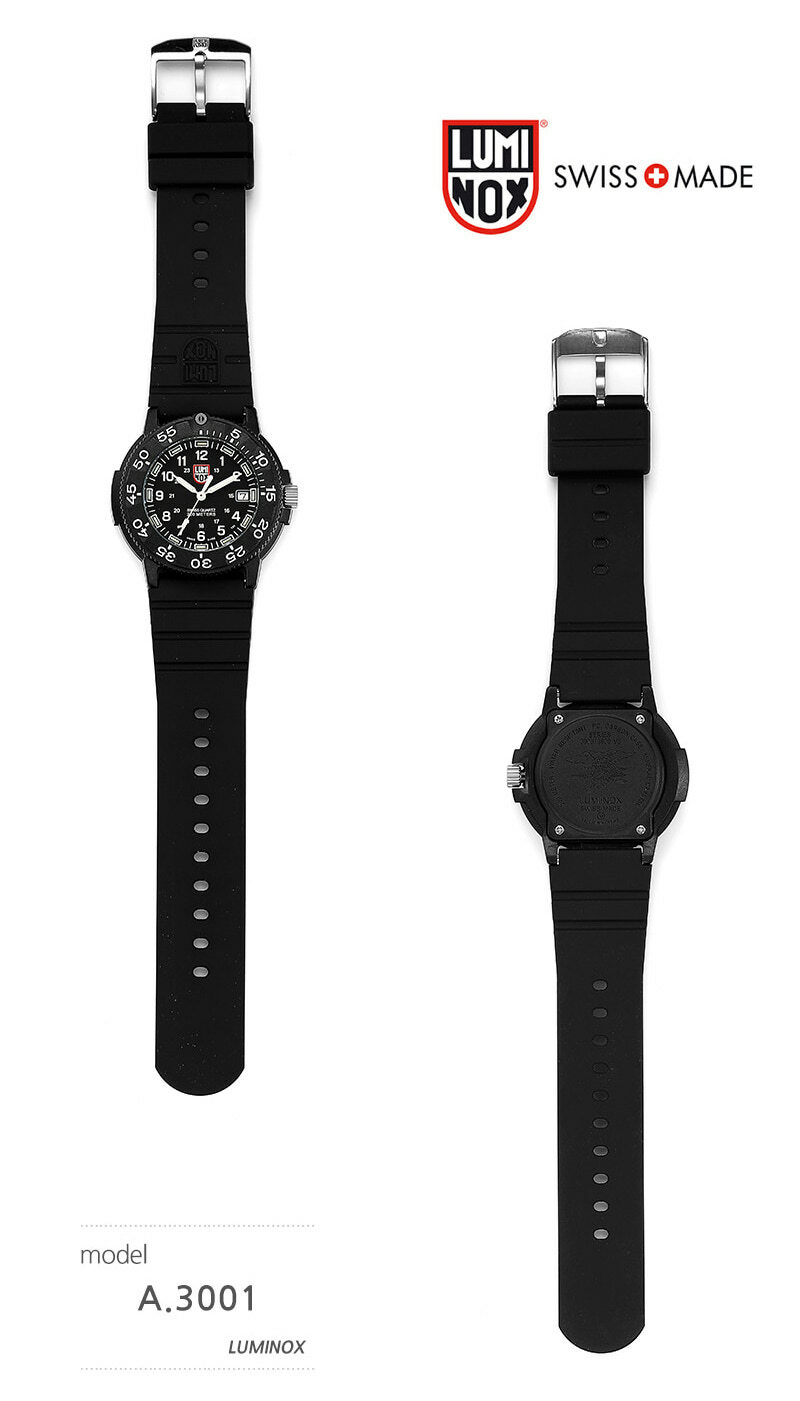 Pre-owned Luminox Genuine  Xs.3001 Navy Seal Quartz Watch Men Mariner Diver 200m Swiss Made