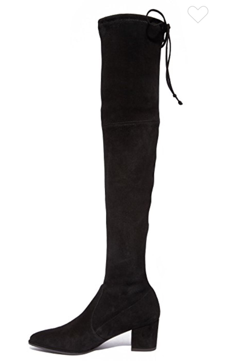 Pre-owned Stuart Weitzman $895 Nwb Thighland  Boots Otk Black Suede 7.5 8.5 9.5 10 10.5 11m