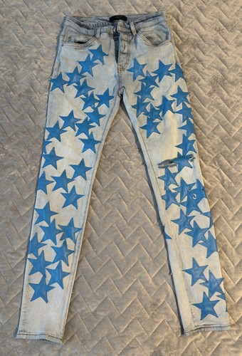 アミリ AMIRI Blue Chemist Star Jeans AMIRI Blue Chemist Star Jeans Amiri