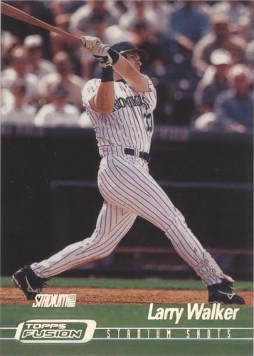 2001 Topps Fusion - Larry Walker #140