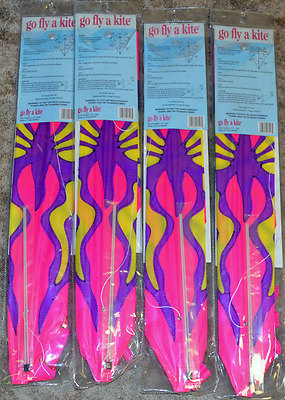 25 Inch Diamond Butterfly Nylon Kite String & Tail included
