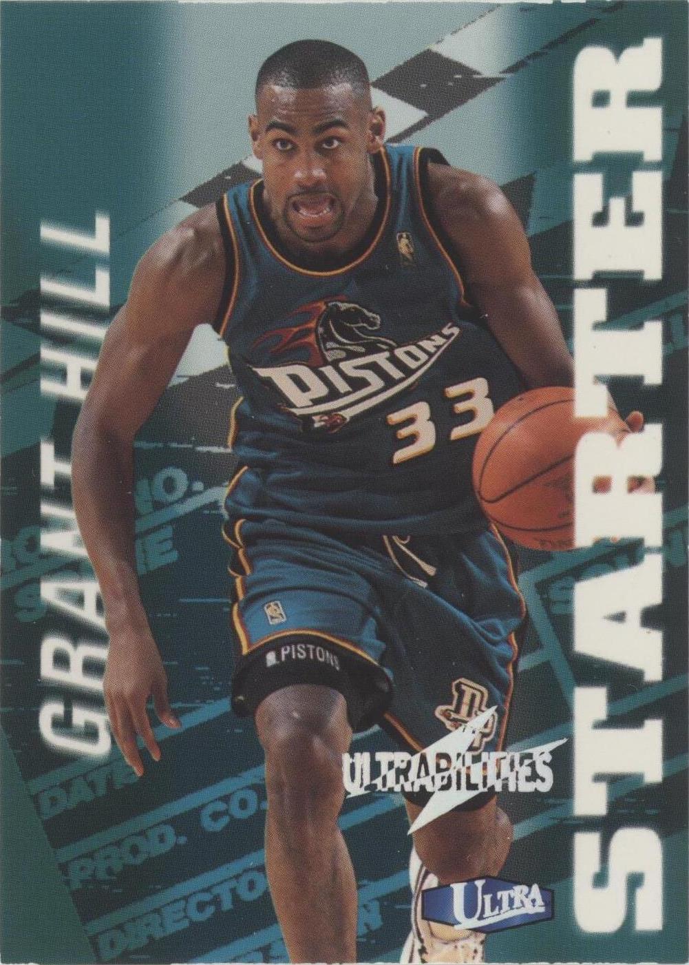 Grant Hill Basketball 1997-98 Season Sports Trading Cards