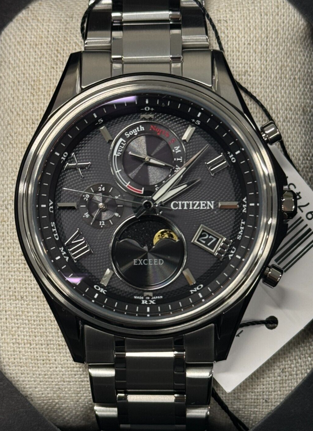 旅行に行った時に購入 CITIZEN EXCEED BY1020-61E Pair Model Men's Japan import new