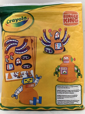 APR - JUL 2022 Burger King Kids' Meal Crayola Dough - NEW