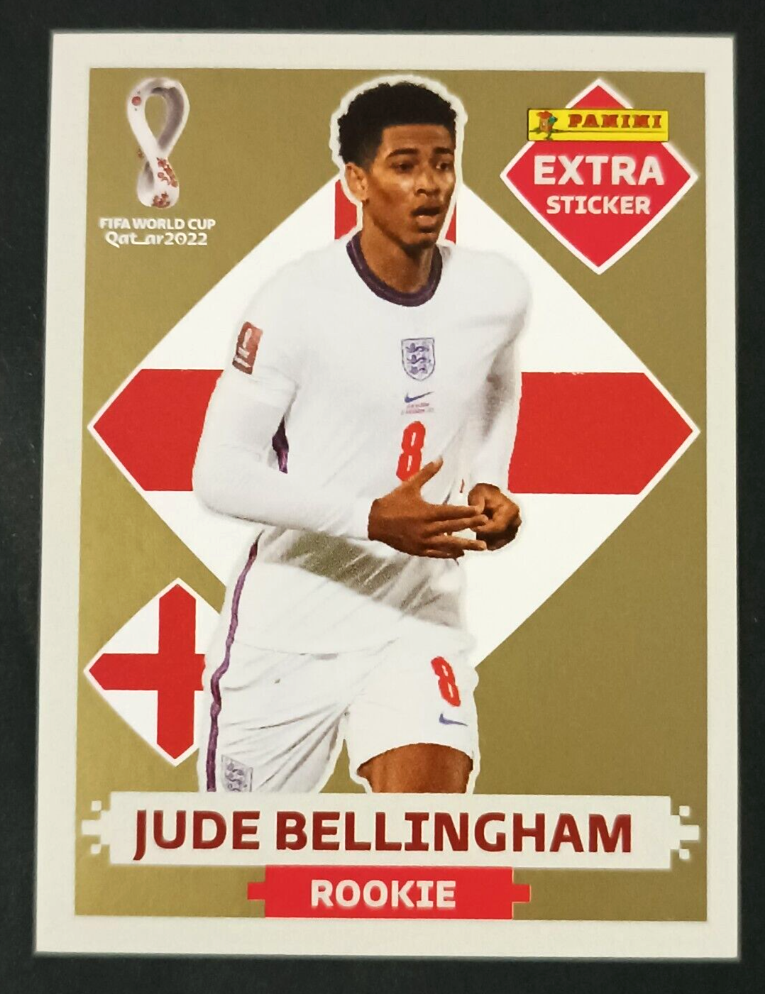 PANINI Extra Sticker Qatar 2022 #D15 JUDE BELLINGHAM England PANINI Extra Sticker Qatar 2022 #D15 JUDE BELLINGHAM England