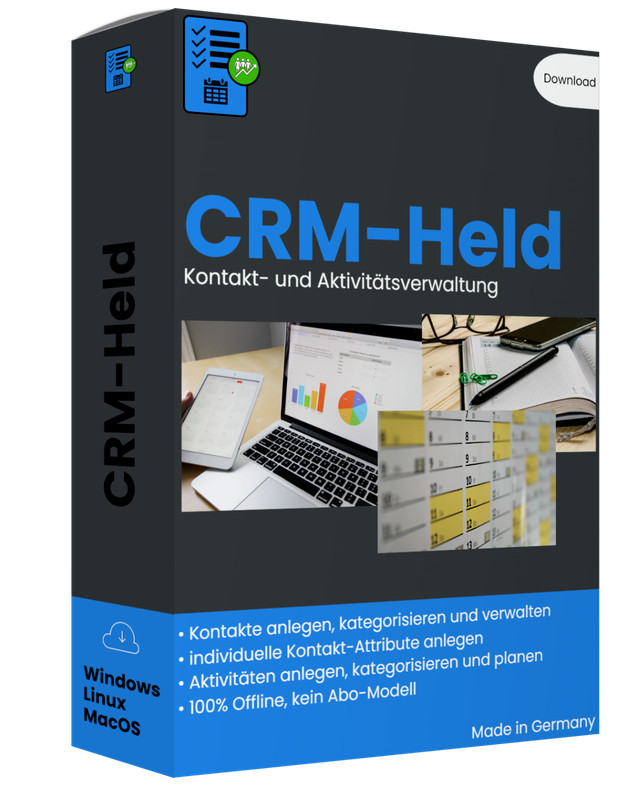 Programm Zur Kontaktverwaltung Und AktivitäTenplanung Crm Software -  Kein Excel