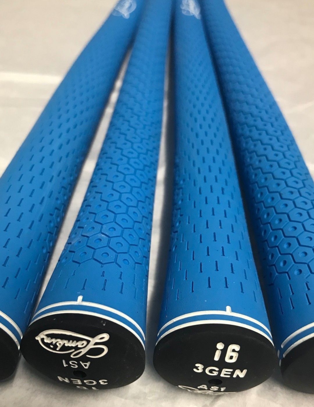 13 NEW Lamkin AS1 i6 3GEN Golf Grips - Light Blue - Standard Size