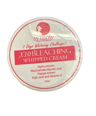 Sy Glow 10x Bleaching Whipped Cream ,250ml