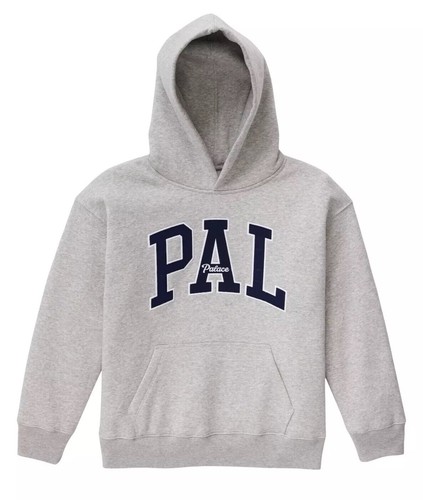 Palace x Gap Kids Hoodie Hood Grey Hooded Sweatshirt Youth Palace x Gap Kids Hoodie Hood Grey Hooded Sweatshirt Youth