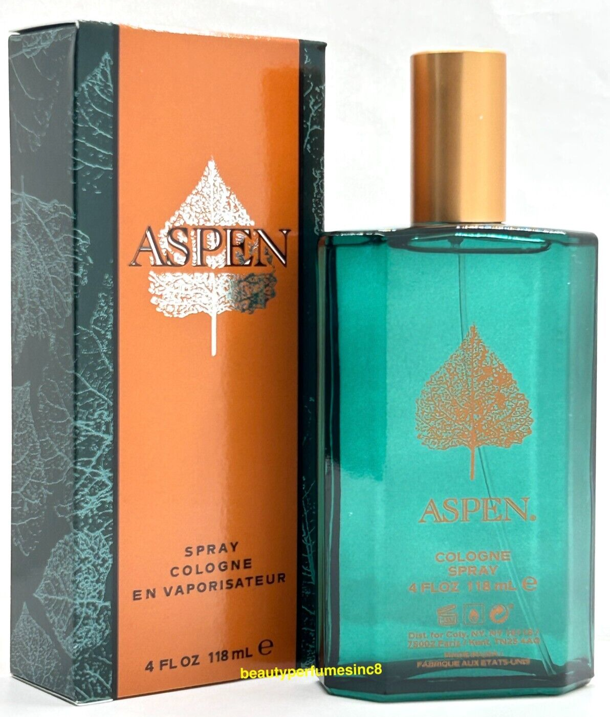 ASPEN by Coty for Men 4 oz Cologne Spray Brand New In Box