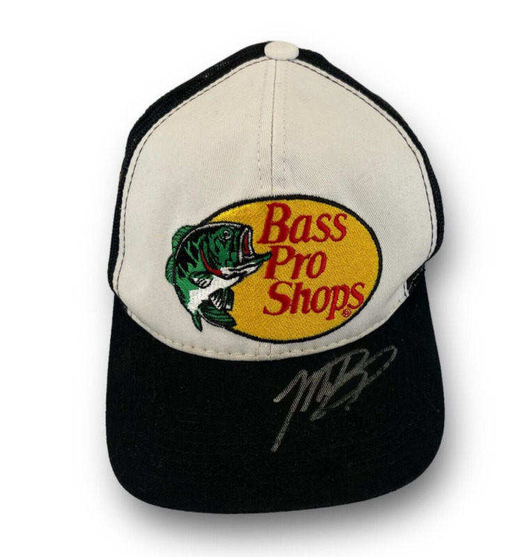 NASCAR Martin Truex Jr. #78 Signed Cap Bass Pro Shop Trucker Snap Back Hat
