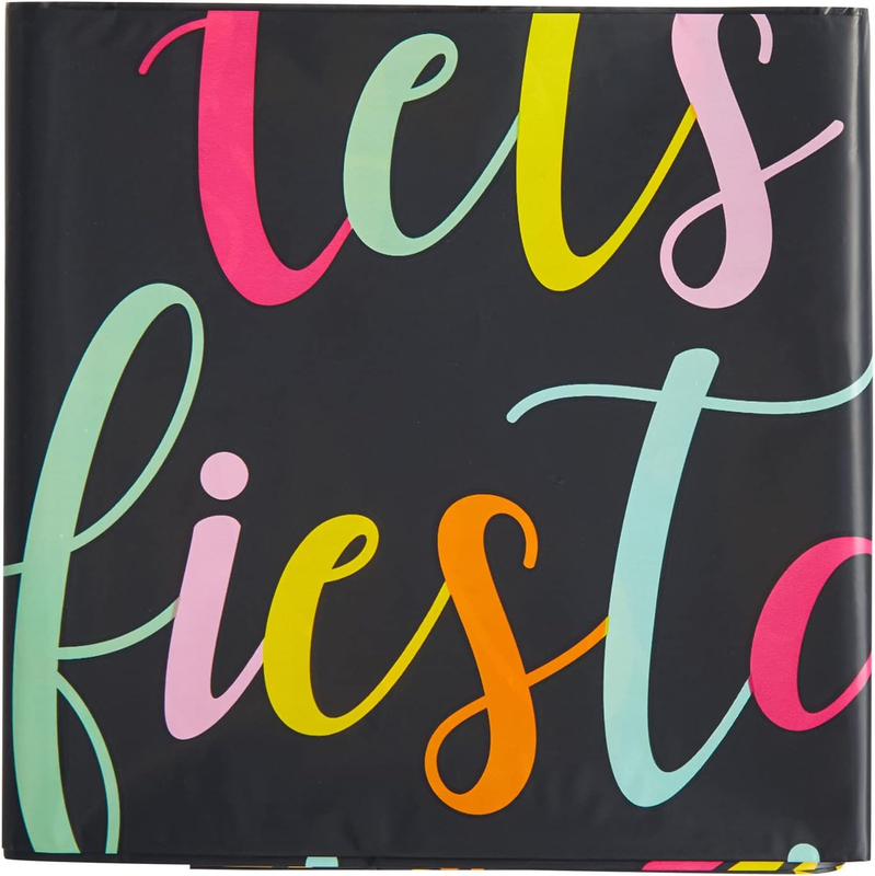 3 Pack Let&rsquo;S Fiesta Table Covers for Cinco De Mayo Decorations, Mexican Taco Par