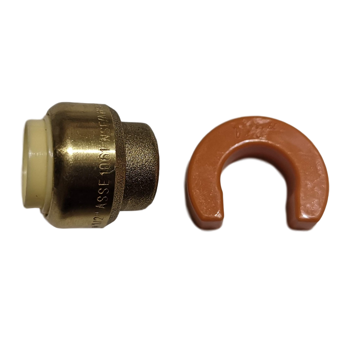 10 Pieces 1/2 PushFit Cap for Sharkbite Cap w. 1 Free Removing Clip