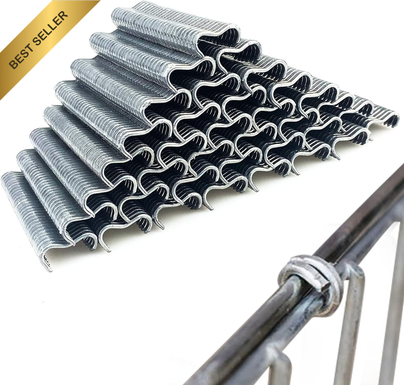 1200Pcs M Nail Ring Pliers Chicken Mesh Cage Wire Solder Joint Welding Repair Cl