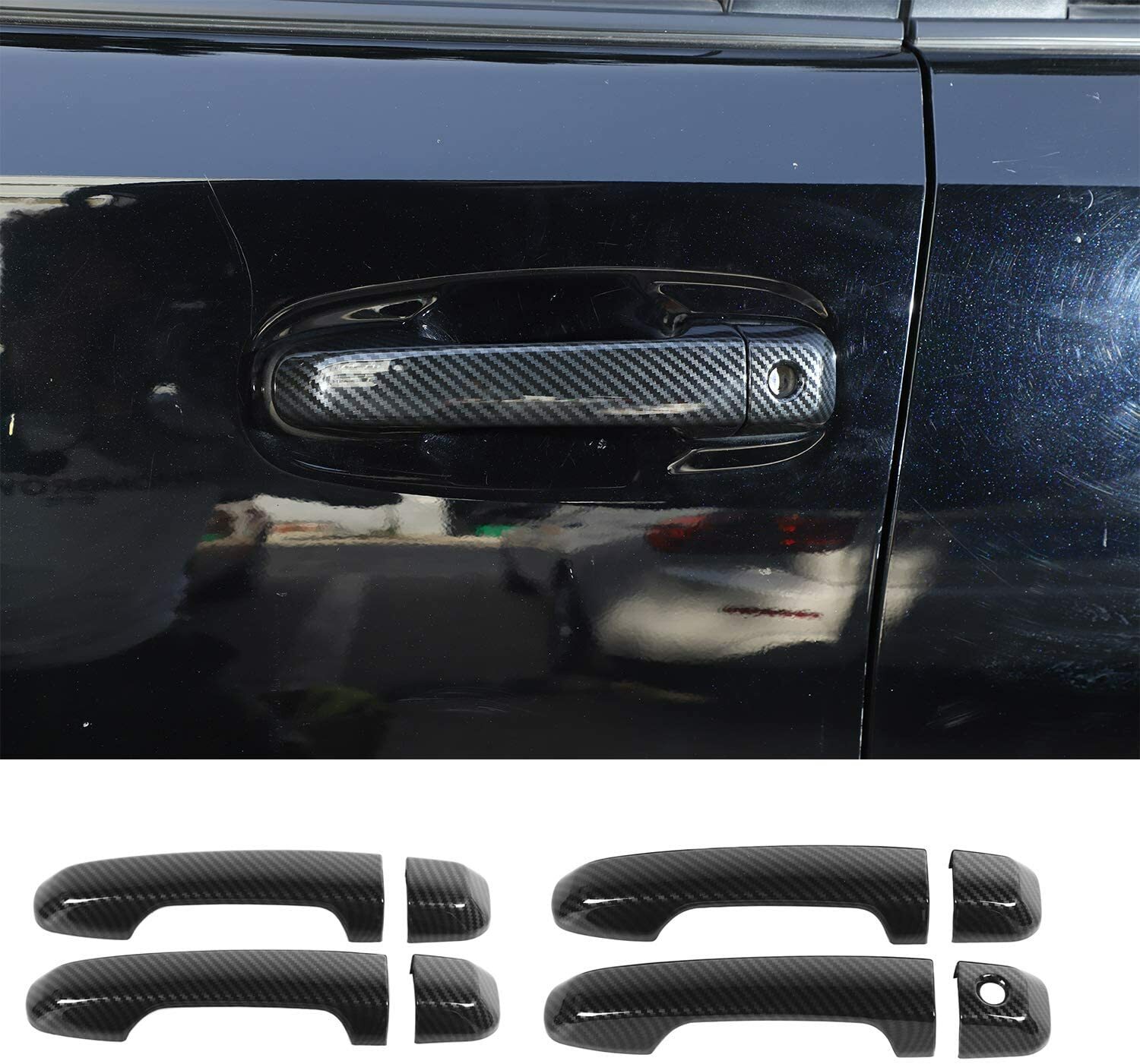 Exterior Door Handle Inserts Trim Cover for 201019 Toyota
