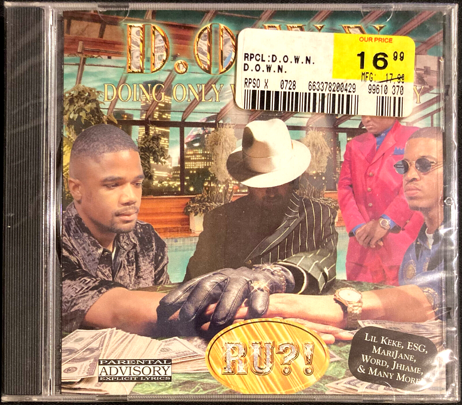 『W.I.L.』 GANGSTA RAP G-RAP G-LUV G-FUNK SEALED --- D.O.W.N. - RU?! --- Gangsta/G-Funk/Rap HOUSTON