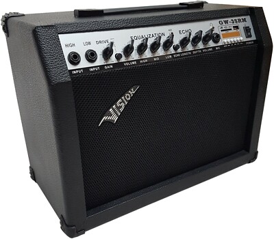 (E-) Gitarrenverstärker VON MSA ! 65WATT ! DISTORTION_TUNER_MIKRO_SD_AUX_REVERB