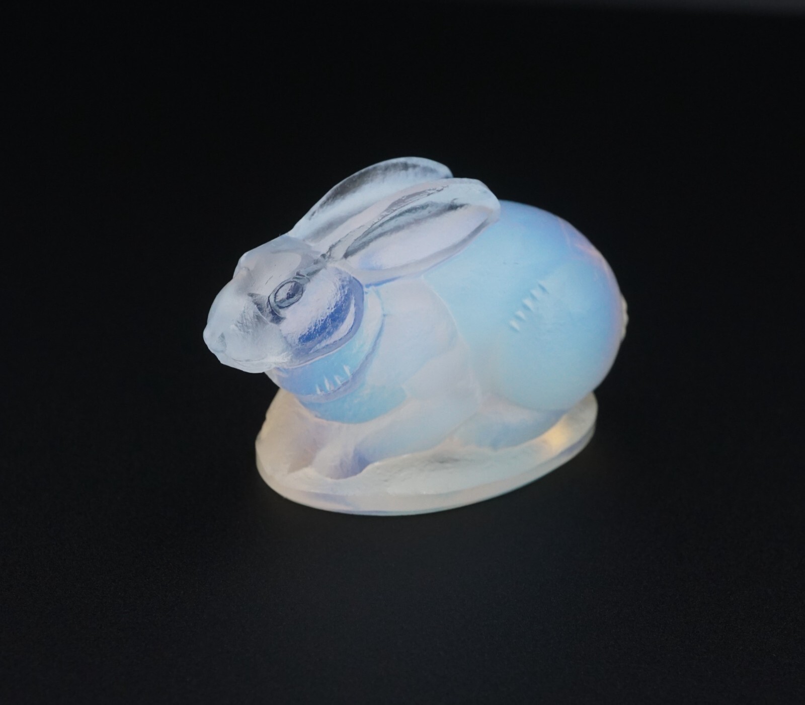 サビノ フランスオパールセント　裸婦像　SABINO France クリスタル Sabino France Opalescent Glass Nude Female Woman Maiden 7 in