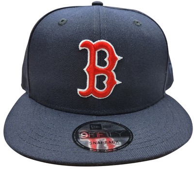 Мужская бейсболка New Era 9Fifty Boston Red Sox темно-синего / красного / белого цвета MLB Custom Snapback