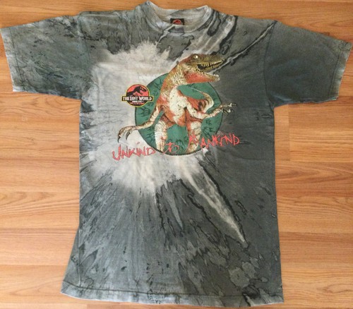 90's JURASSIC PARK オールオーバー モザイクプリント Tシャツ 90's JURASSIC PARK オールオーバー モザイクプリント Tシャツ