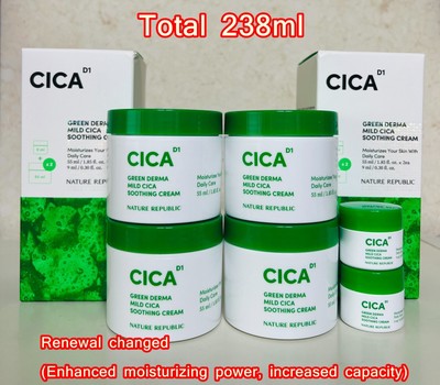 NEW [NATURE REPUBLIC] GREEN DERMA MILD CICA CREAM EXO Korean cosmetics Special 