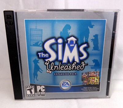 The Sims Unleashed Expansion Pack PC CD-ROM 2 Disc Video Game EA Games Tested