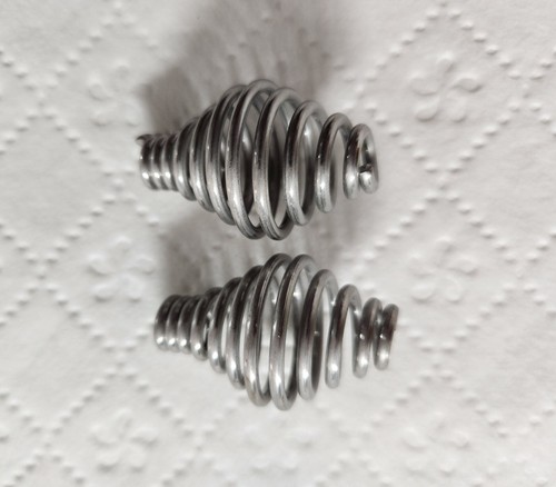 2 pcs. Stainless Steel  stove spring Grill door handle knob, for 1/4" rod