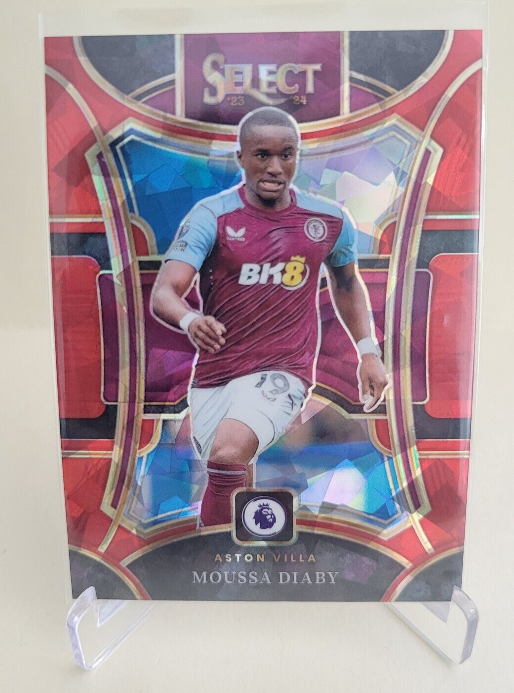 2023-24 PANINI SELECT MOUSSA DIABY MEZZANINE RED CRACKED ICE
