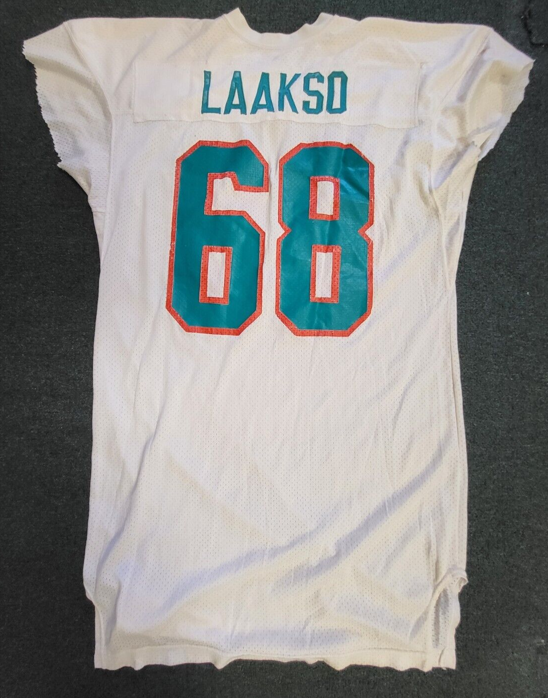 NFL Miami Dolphins サッカーマフラー 古着 NFL Reebok Miami Dolphins kids windbreaker sz L 14/15 super