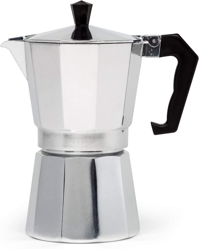 Vintage Classic Stovetop Espresso and Coffee Maker, Moka Pot for Italian and Cub