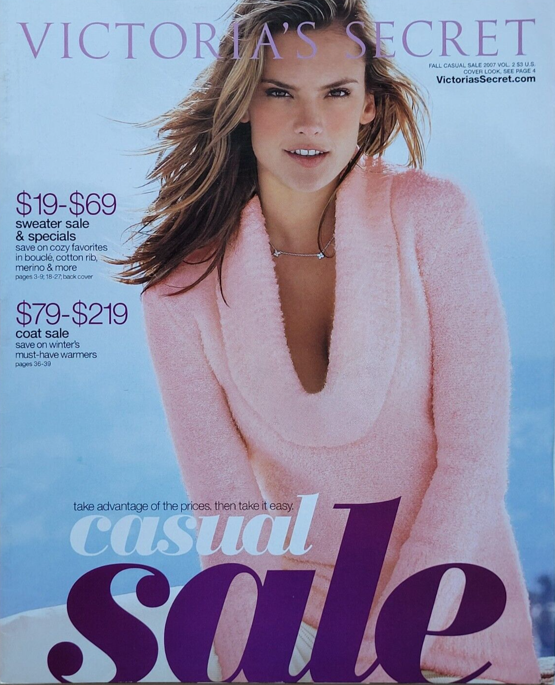 ALESSANDRA AMBROSIO Fall Casual 2007 VICTORIA'S SECRET