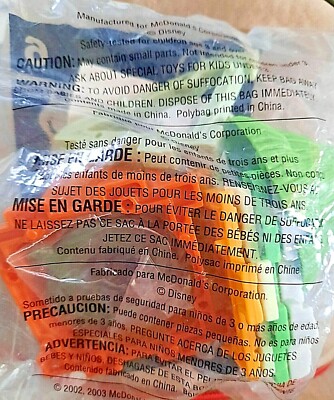 NIP NEW VINTAGE RARE 2003 MCDONALDS HAPPY MEAL DISNEYS JUNGLE BOOK 2 KAA SNAKE 6