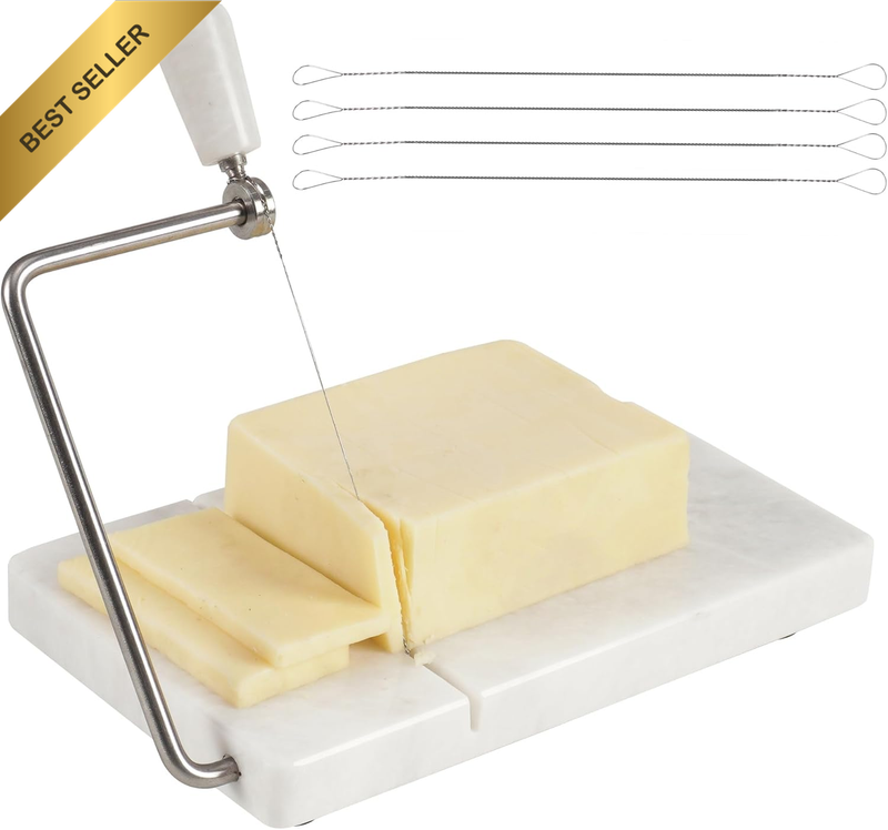 Marble Cheese Slicer White 8