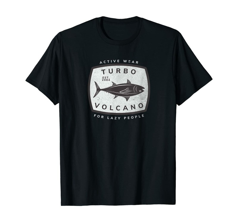 ACTIVE WEAR FOR LAZY PEOPLE Retro T-Shirt by Turbo Volcano