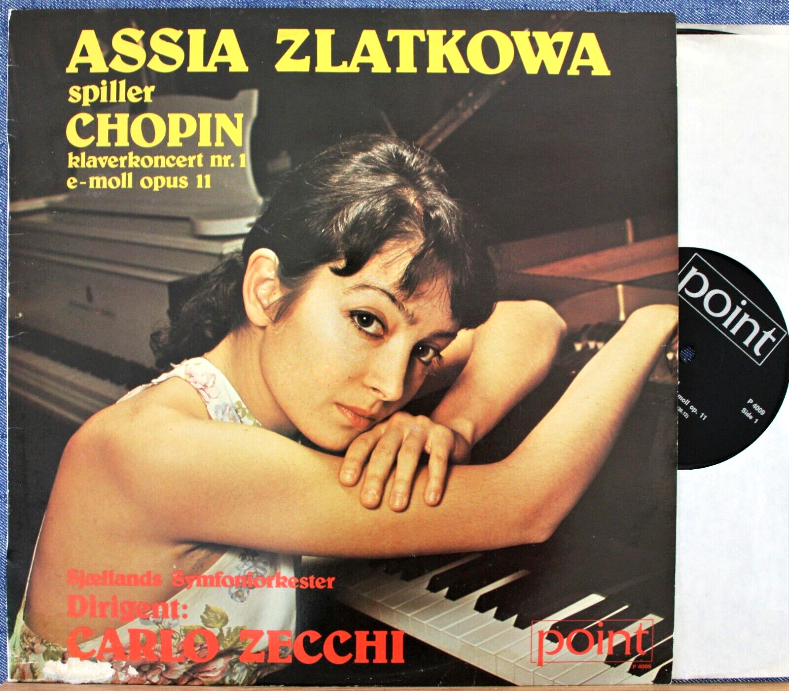Zlatkowa; Zecchi. Chopin (Piano concerto 1). Point P 4009