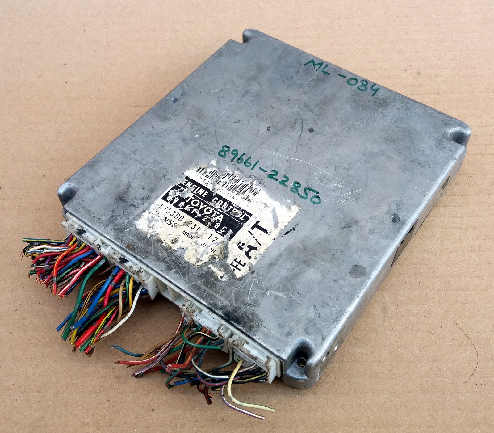 98-01 CRESTA MARK2 CHASER GX100 89661-22850 1G-FE A/T Ecu 98-01 CRESTA MARK2 CHASER GX100 89661-22850 1G-FE A/T Ecu