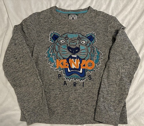 KENZO Paris Jumping Tiger 刺繍 スウェットシャツ KENZO Paris Jumping Tiger 刺繍 スウェットシャツ KENZO