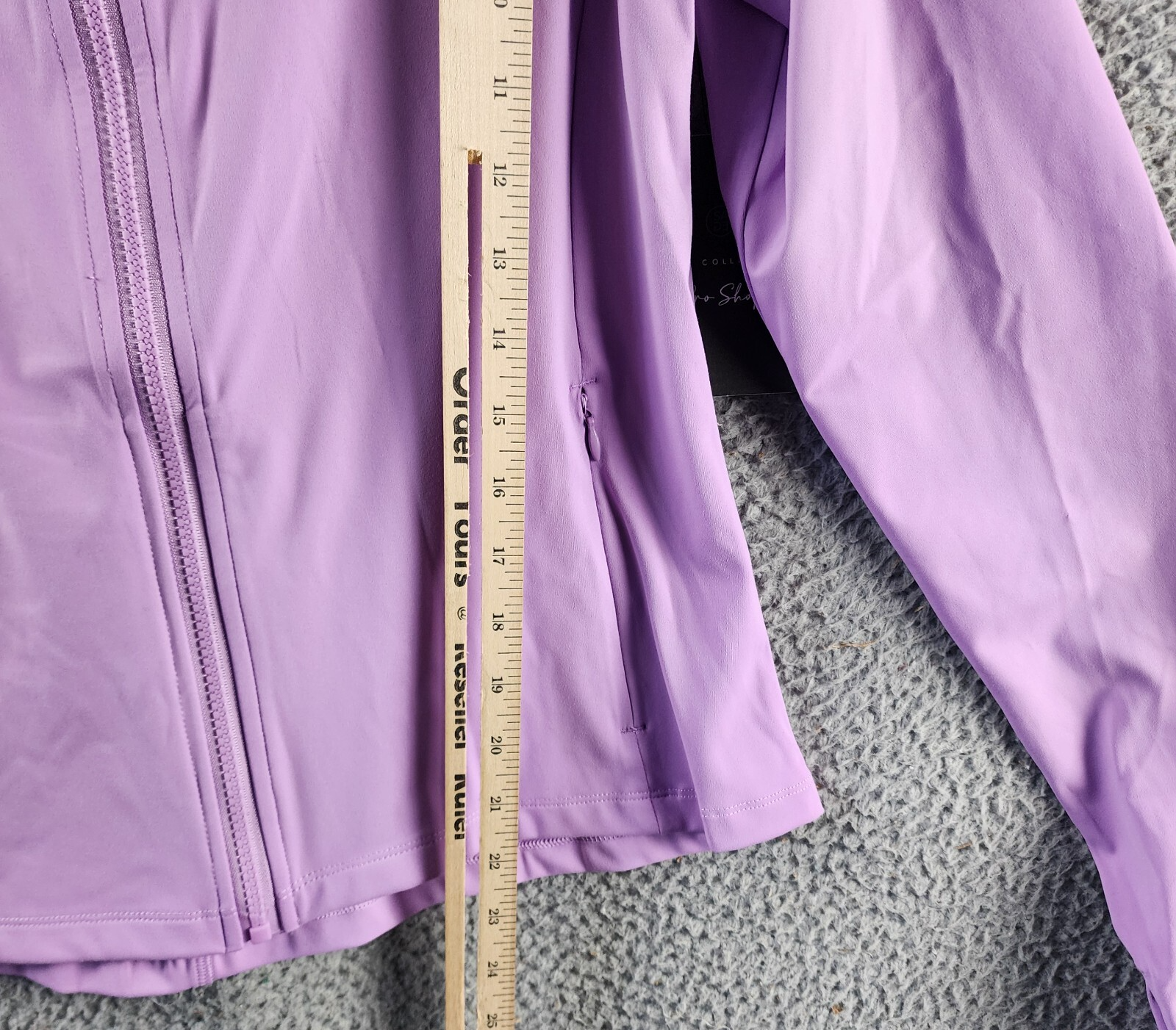 SAGE COLLECTIVE UPF 50+ Flyer Performance Track Jacket Women M Lilac Zip Closure - Picture 8 of 14