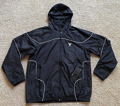 Under Armour x Project Rock Full Zip Windbreaker SAMPLE (L) Black 1373580 001